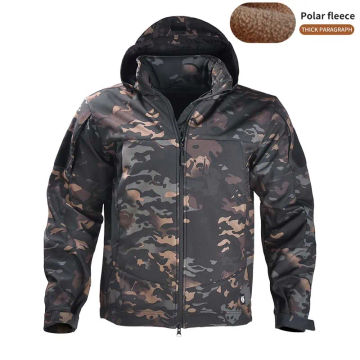 -10°F Fleece Jackets Thermal Tactical Pants Military Men US Camo Pants Work Combat Uniform Airsoft Hooded Coats Hunting Clothing