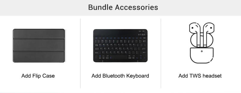 Description Picture 2 of item6GB 128GB Android 12.0 2 in 1 Tablet PC Tab 10 Tablet Pad 10.36'' FHD Display MTK Helio G85 Octa Core 13MP Tablette kids