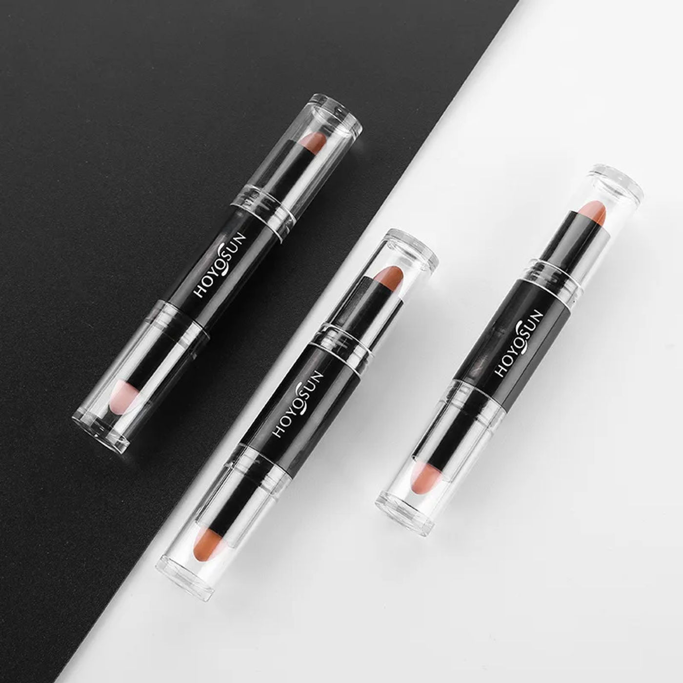 Description Picture 6 of item2021 New Hot Face Foundation Concealer Pen Long Lasting Dark Circles Corrector Contour Concealers Stick Cosmetic Makeup 2 IN 1