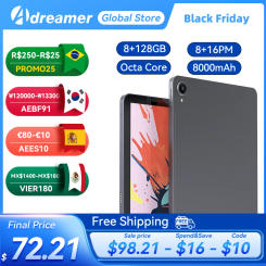 Adreamer VirgoPad10X Tablet 10.1 Inch Android 13 Pad 8GB+128GB 1920*1200 Display 8000 mAh Battery 4G LTE Unisoc T616 Tablet PC