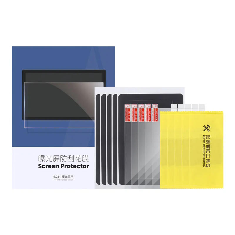 Description Picture 2 of item3d Printer Parts ANYCUBIC 5pcs/Lot Screen Protector Set For Photon Mono 4k 6.23 inch LCD Screen Printer Accessories