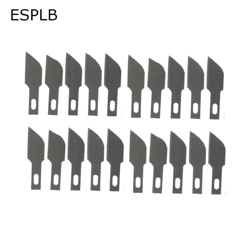 Description Picture 5 of item20pcs #11 Blades Stainless Steel Engraving Knife Blades Metal Blade Wood Carving Knife Blade Replacement Surgical Scalpel Craft