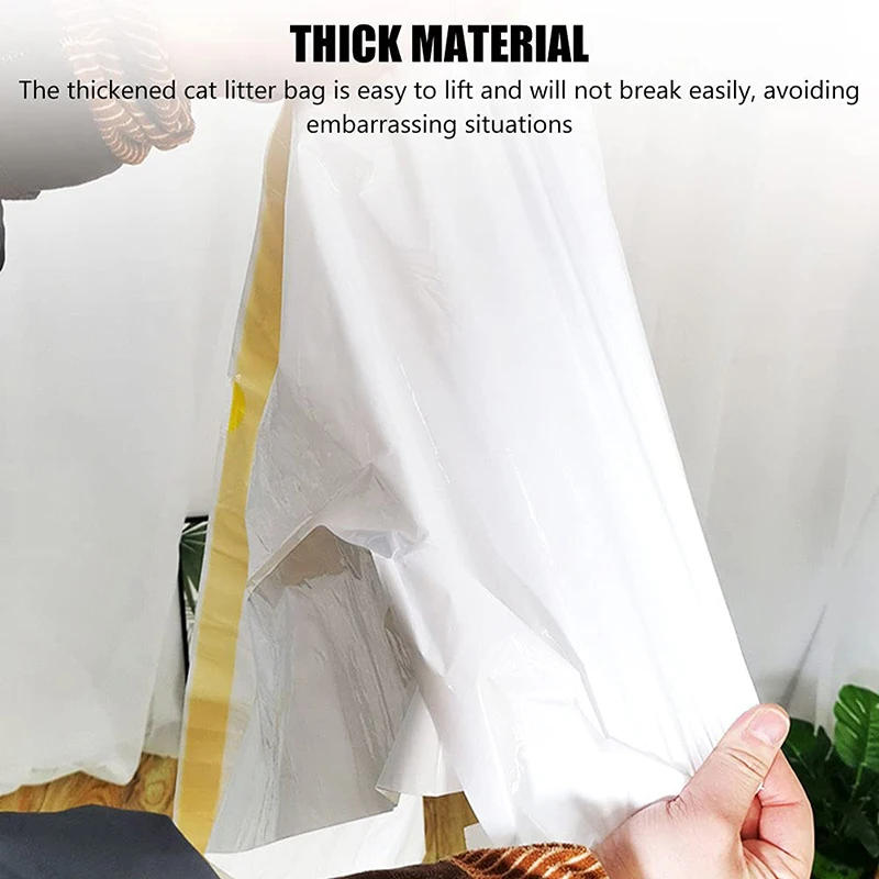 Description Picture 5 of itemCat Litter Bag Cat Toilet Sanitary Garbage Bag Scoop-Free Pickup Bag Pet Professional Practical Cleaning Supplies