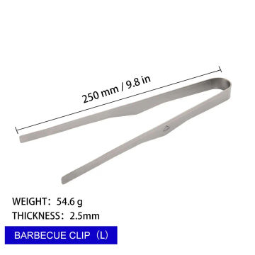 Widesea Camping Titanium Tea Cup Clip Outdoor Ultralight Steak Lid Barbecue Antiscalding Tea Tweezer Tableware Toast Tongs