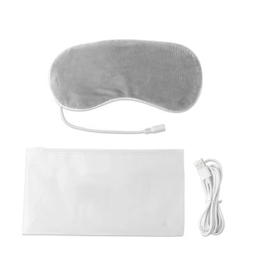 Heated Eye Mask,USB Eye Mask for Dry Eyes with Constant Heating Temperature, Warm Compress Heating Pad for Sleep Dark Circles