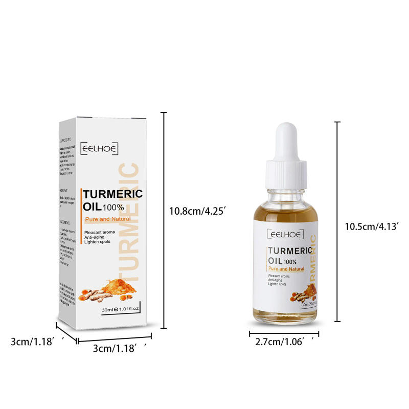 Description Picture 3 of itemTurmeric Freckle Whitening Serum Curcumin Oil Face Brighten Moisturizing Fade Dark Spot Removal Pigment Melaninskin Care Product