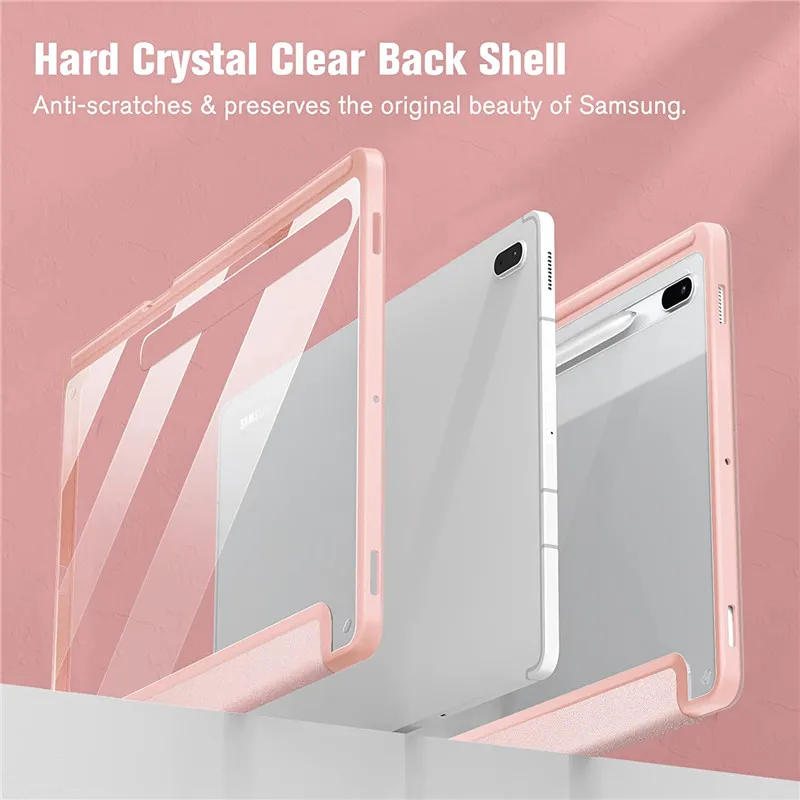 Description Picture 5 of itemFor Samsung Galaxy Tab S9 Plus 12.4 inch 2023 Case Acylic Transparent Back Tablet Cover For Tab S9 11