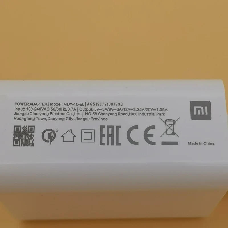 Description Picture 3 of itemXIAOMI Mi Fast Charger 27W QC4.0 Quick Turbo Charge Adapter USB Type C Cable for Mi 9 9se 8 9T Pro Redmi K20 Note xiaomi 8T 7