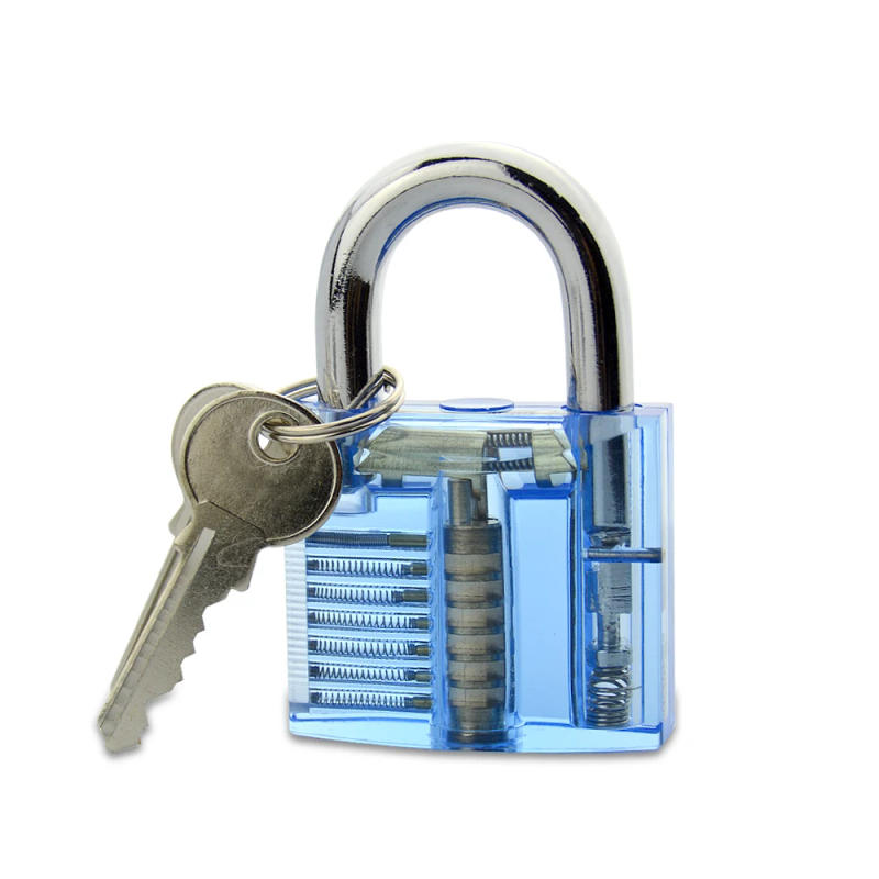 Description Picture 5 of itemCHKJ Transparent Locks Visible Cutaway Mini Practice View Padlock Hasps Training Skill Locksmith Tools For Furniture Hardware
