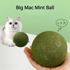 Rotatable Catnip Molar Stick Natural Safe Catnip Edible Lick Balls Catnip Wall Balls for Cats Teeth Cleaning Pet Health Supplies