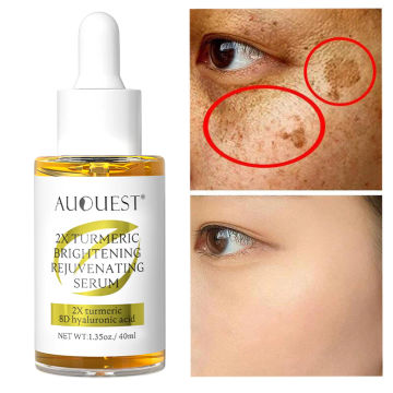 Turmeric Dark Spot Serum Hyaluronic Acid Whitening Vitamin C Face Serum Moisturizing Collagen Facial Skin Care Beauty New