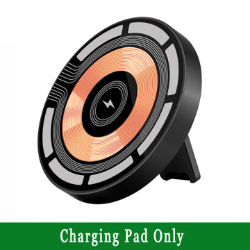 30W Magnetic Wireless Charger Phone Holder Stand Macsafe For iPhone 14 13 12 Pro Max Transparent Fast Charging Desk Dock Station