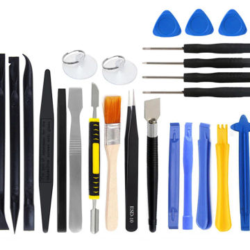 GZERMA 25 in 1 Pry Spudger Kit Disassemble Tools Opening Repair Tools Kit For Phone PC Laptop Opening Repair Hand Tool Kit DIY