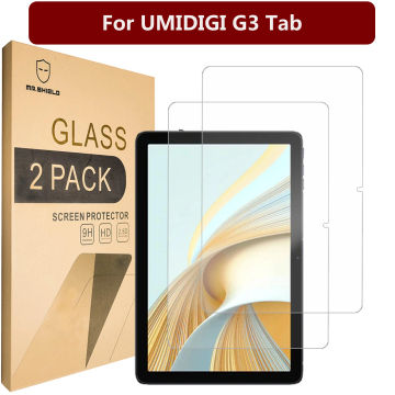 Mr.Shield [2-PACK] Screen Protector For UMIDIGI G3 Tab [Tempered Glass] [Japan Glass with 9H Hardness] Screen Protector