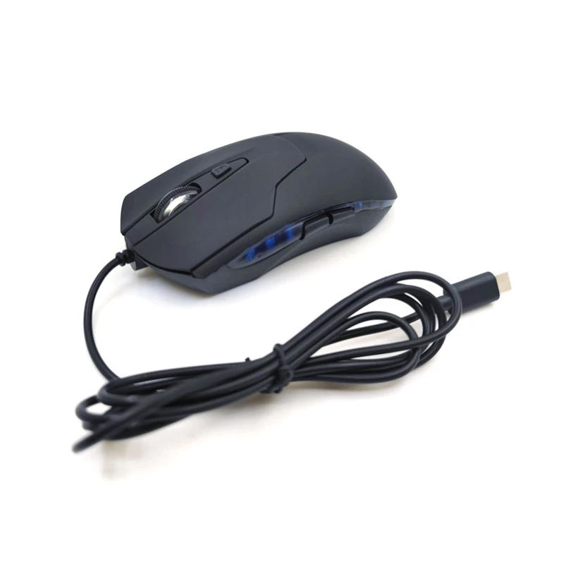 Description Picture 3 of itemType C Mouse Optical Gaming USB C Mouse Blue RGB Light for Laptop PC