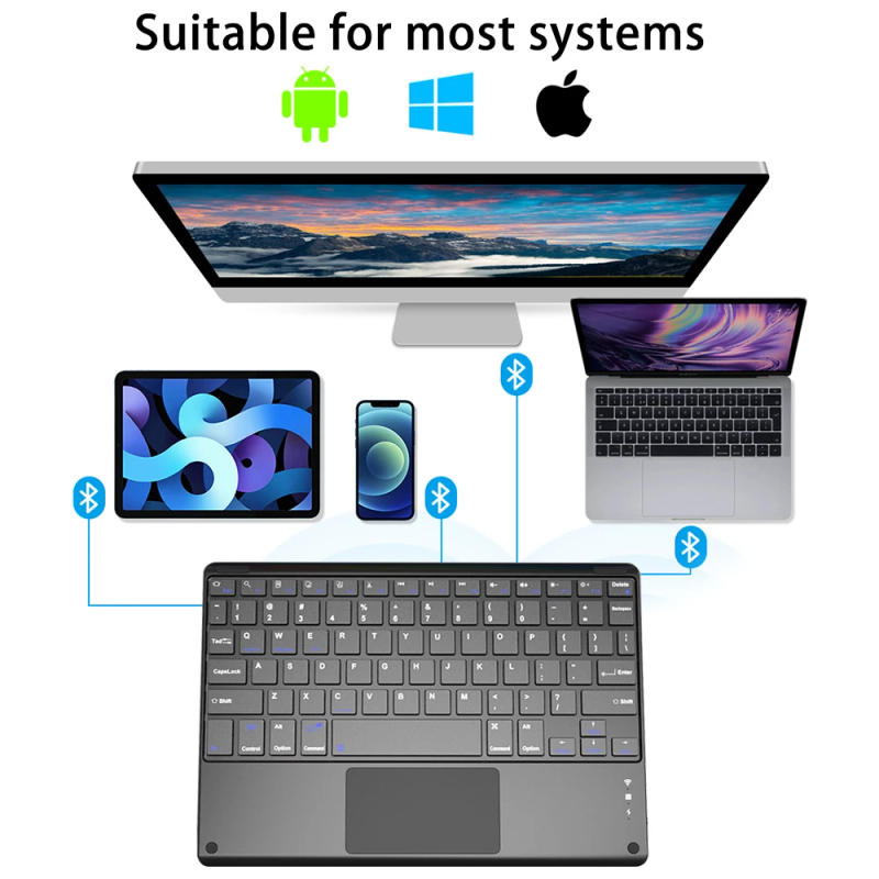 Description Picture 3 of itemEMTRA For Samsung Galaxy Tab Keyboard Case For A8 10.5 S6 Lite 10.4 S7 S8 11in S7 Plus S7 FE S8 Plus 12.4 inch Case Tablet Cover