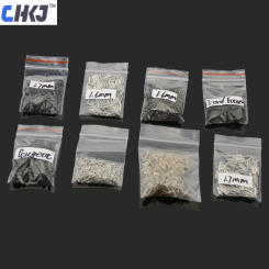 CHKJ 200pcs/lot Car Flip Remote Key Fixed Pins Screws Locksmith Tool Part Repair Accessorie For Peugeot Black For Ford Focus ect