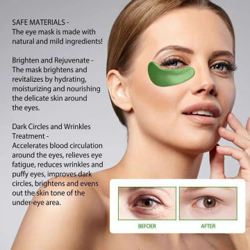 60 Pads Seaweed Collagen Mask Natural Moisturizing Bag Care Dark Patches Remove Circles Age Gel Anti Wrinkle Eye Skin Eye I4S1