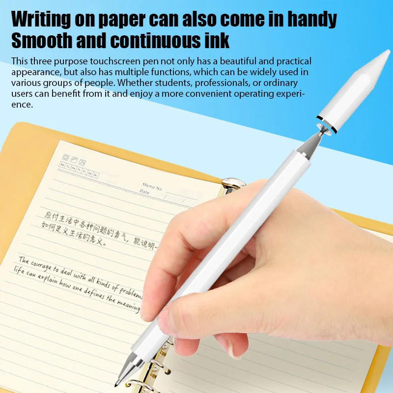 Description Picture 5 of item3 in 1 Universal Stylus Pen For Android IOS Windows Touch Pen For iPad Huawei Lenovo Samsung Phone Xiaomi Tablet Pen