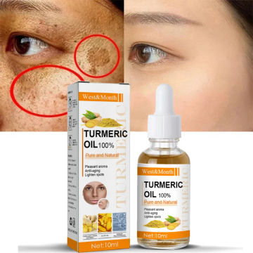 Turmeric Remove Dark Spots Essential Oil Anti wrinkle Serum 100% Pure Therapeutic Grade Face Whitening Moisturizing Skin Care