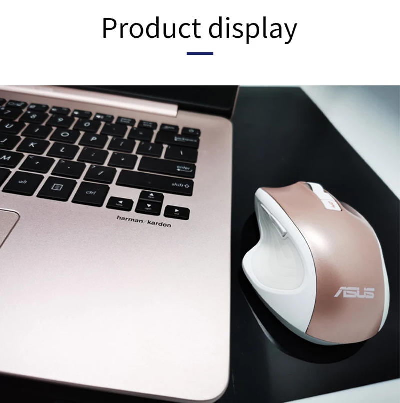 Description Picture 4 of itemASUS UX300PRO Wired Mouse 3200 DPI Silent Ergonomic Optical Mouse Suitable Laptop Office Accessories Plug and Play Free Shipping