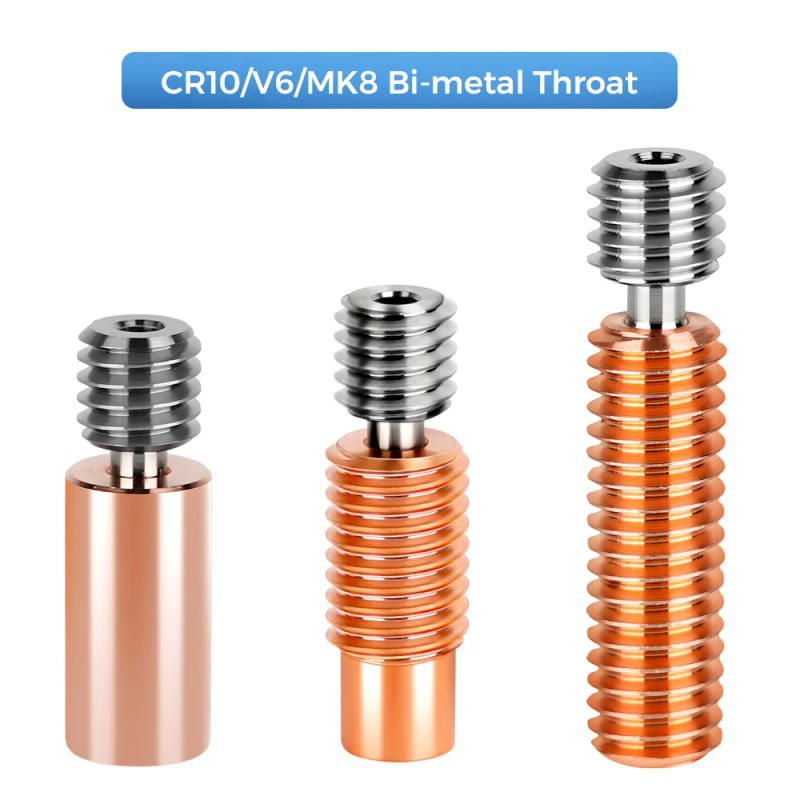 Description Picture 3 of itemE3D V6 Titanium Alloy Copper Bi-metal Throat Heatbreak Throat For E3D V6 HOTEND Heater Block For CR10S CR6 SE 3D Printer Parts