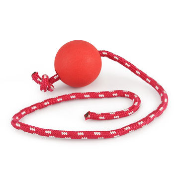 Pet Tooth Cleaning Chew Red Balls Burly Rubber Safe Non-toxic Dog Toys Elastic Ball