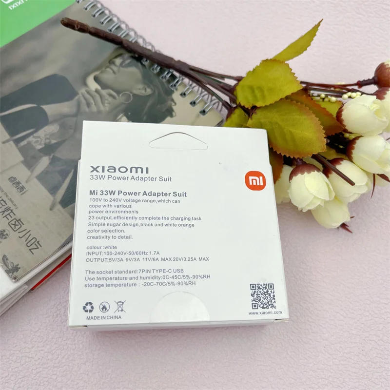 Description Picture 4 of itemUS Plug 33W PD Super Fast Charger 1M 5A Type C Data Cable Quick Charge For Xiaomi Mi 11 10 Redmi K30 Pro 10X Pro Redmi Note 9 8