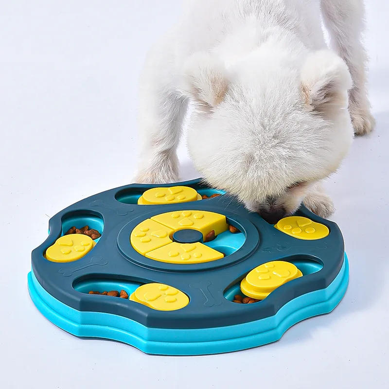 Description Picture 2 of itemDog Puzzle Toys Slow Feeder Interactive Increase Puppy IQ Food Dispenser Slowly Eating NonSlip Bowl Pet Cat Dogs Training Game