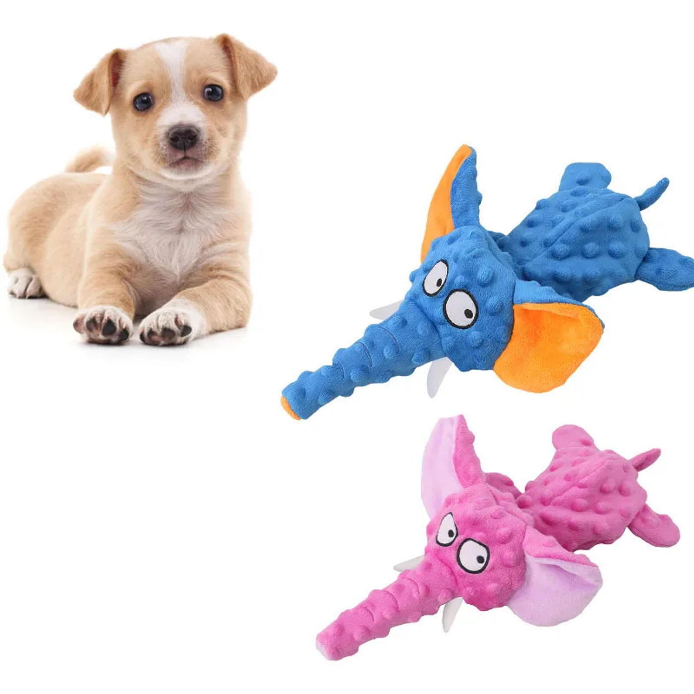 Description Picture 2 of itemDog Toys Squeak Plush Toy For Dogs Supplies Fit for All Puppy Pet Sound Toy Funny Durable Chew Molar Cute Toy Pets Supplies