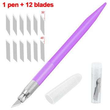 metal carving utility knife student non slip craft paper cutter pen stationery school art cutting supplies tools