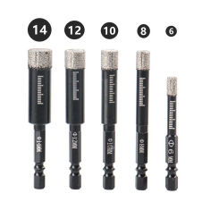 6/8/10/12/14mm Diamond Dry Drill Bits Hole Saw Cutter For Marble Ceramic Tile Drilling Granite Masonry Concrete