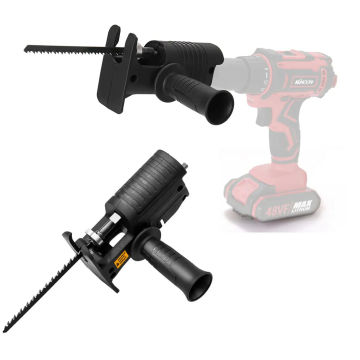 Electric Drill Modified Electric JigSaw Portable Reciprocating Saw Adapter Power Tool Wood Cutter Machine Attachment with Blades