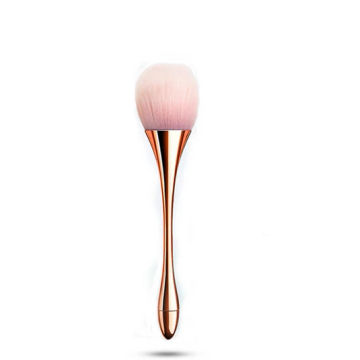 1Pcs Rose Gold Powder Blush Brush Professional Make Up Brush Large Cosmetic Face Cont Cosmetic Face Cont Make Up Tool