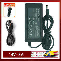 New 14V 3A 42W 6.5mm*4.4mm LED Adapter Charger For Samsung LCD Desktop Computer Display Power Adapter