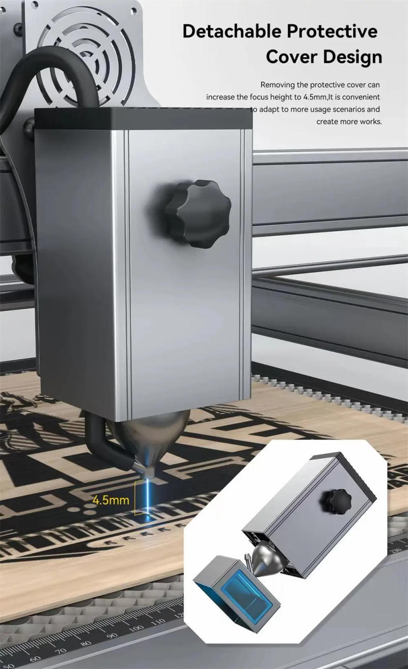 Description Picture 5 of itemATOMSTACK X20 S20 Pro 130W Wifi Laser Engraving Machine CNC Router Printer Cutting Machine DIY Wood Glass Metal Marking