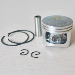 Chainsaw Piston Kit 43mm For Chinese 4500 45cc G4500 Gas Cylinder Engine Motor w/ Pin Rings Circlips Spare Parts