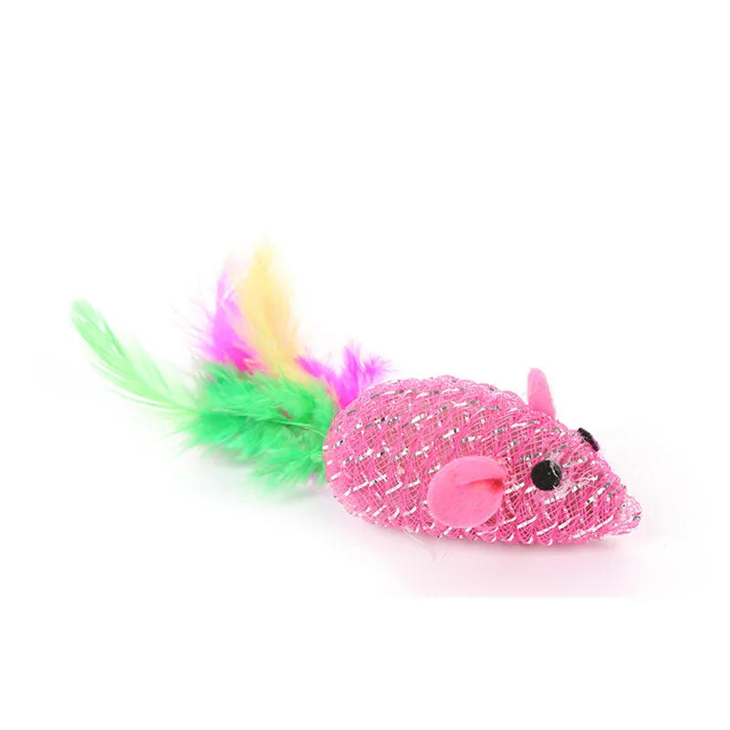 Description Picture 6 of itemCat Interactive Colored Feather Tail Little Mouse Cats Toy Set Pet Interactive Training Supplies Cat Accessories Cat Funny Toys