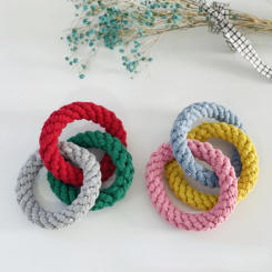 Pets Chew Toy Cotton Rope Bite Resistant Interactive Toys for Medium Large Dog Training Molar Teeth Cleaning Pet Supplies Toy