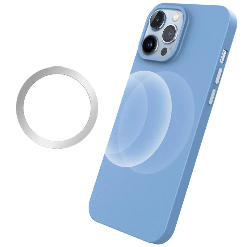 Description Picture 3 of itemWireless Charging Sticker Ring For iPhone 14 Samsung Xiaomi Universal Ultra Thin Round Magnetic Car Holder Plate Metal Patch