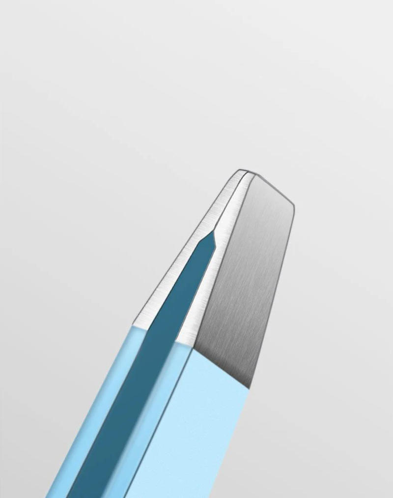 Description Picture 2 of itemHUAZDS Eyebrow Tweezer Colorful Hair Beauty Fine Hairs Puller Stainless Steel Slanted Eye Brow Clips Removal Makeup Tools