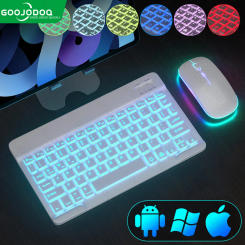 Wireless keyboard Backlit Keyboard For iPad Keyboard Backlight Bluetooth Keyboard For IOS Android Windows