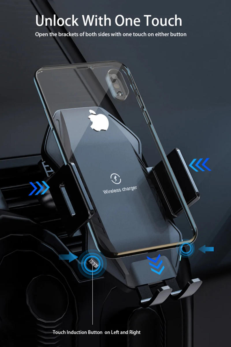 Description Picture 5 of item15W Fast Car Wireless Charging Stand for DOOGEE S96 GT Car Phone Holder Qi Wireless Charger Pad for Doogee S96 GT