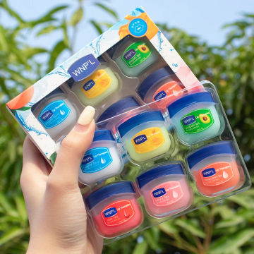 6 Pieces Set Vaseline Lip Balm Moisturizing Lip Mask Repairing Lips for Men and Women Fade Lip Lines Korea Lip Cream