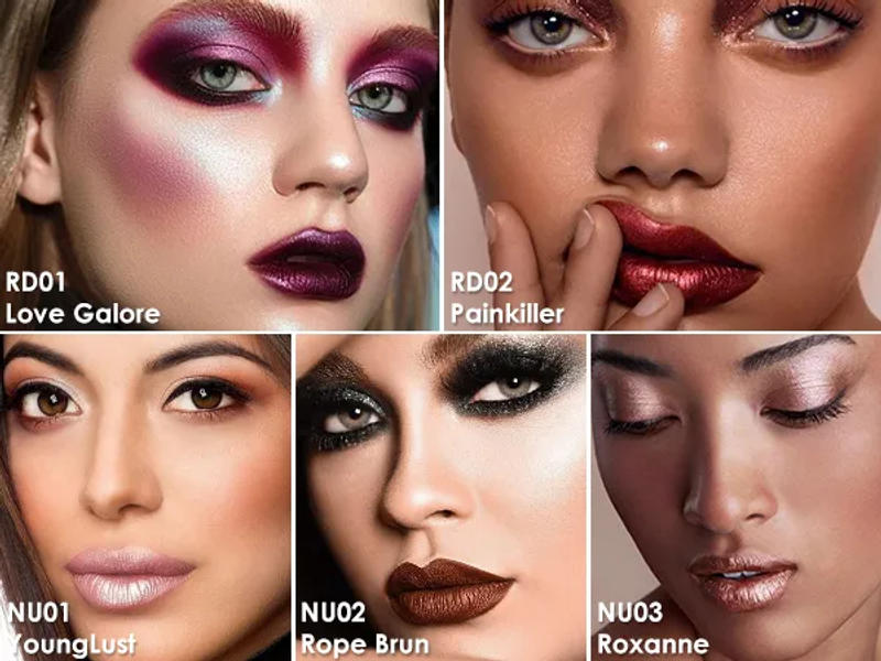 Description Picture 5 of itemFOCALLURE Diamond Glitter Lip Gloss Long Lasting 15 Colors Metal Matte Shiny Liquid Lipstick Charming Lip Blam Makeup Cosmetics