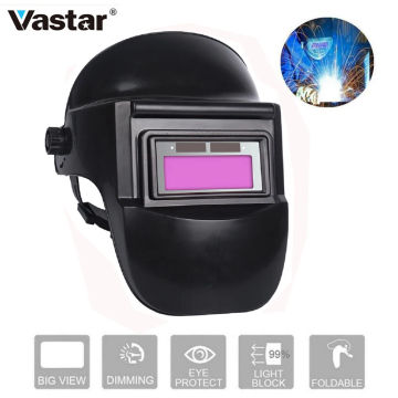 Auto Darkening Welding Helmets Mask Adjustable Shade Welder Solar Power Supply Cap Welding Equipment Anti- Eyes Shied Goggle