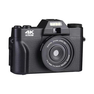 4K HD 48MP Retro Digital Camera 4K HD Professional Digital Camera WIFI Webcam Wide Angle 16X Digital Zoom Camcorder flip screen