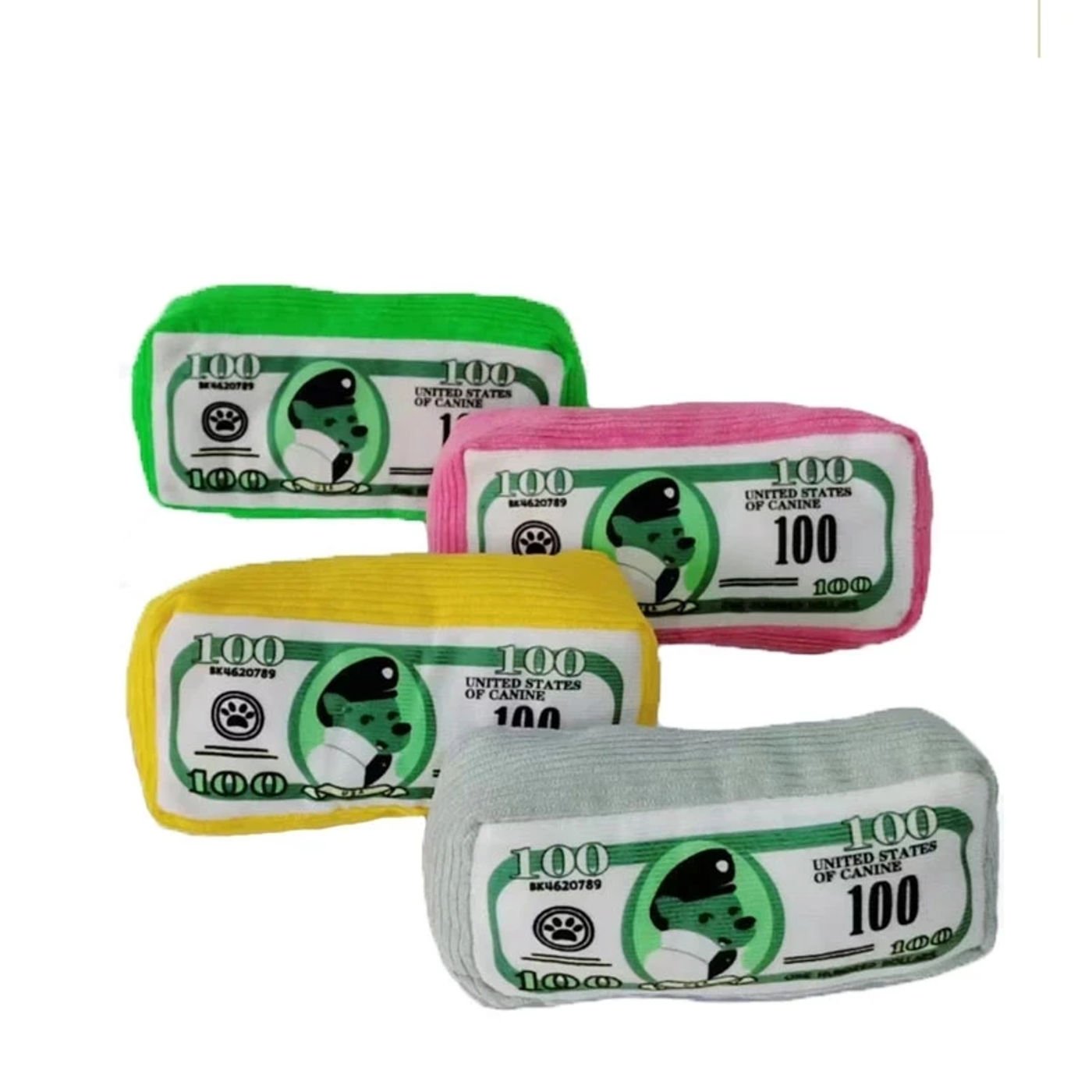 Description Picture 2 of itemPlush Dog Toys Funny Squeaky Sounding Paper Resistance To Bite Chew Dog Toys Clean Teeth Pet Supplies