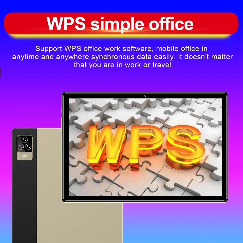 Description Picture 4 of itemGlobal Version Tab 6 Pro Tablet Android 12.0 Tablette PC 10.1 Inch 12GB+512GB Google Play Tablets 4G/5G Dual Sim