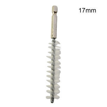 1pc Wire Tube Machinery Cleaning Brush Machinery Paint Remover Rust Cleaner Metal Handle Chimney Washing Polishing Tools 8-19mm